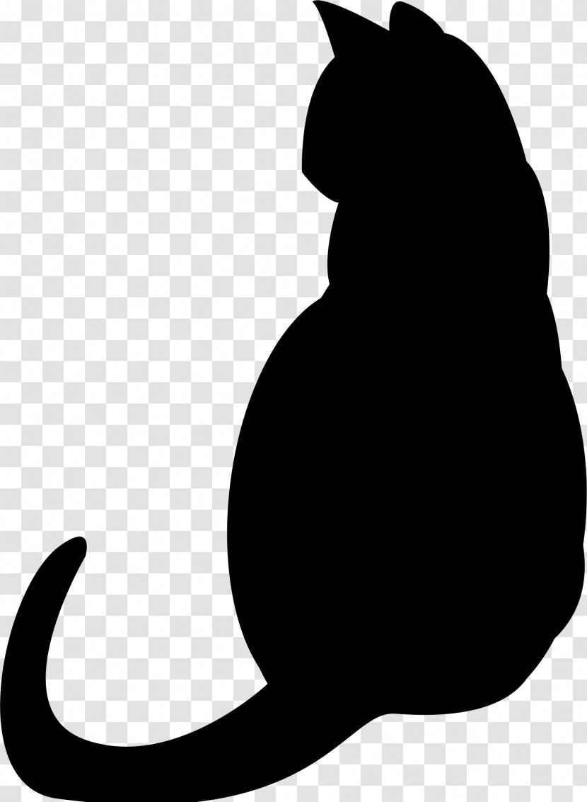 Black Cat Silhouette Kitten Clip Art - Pets Transparent PNG