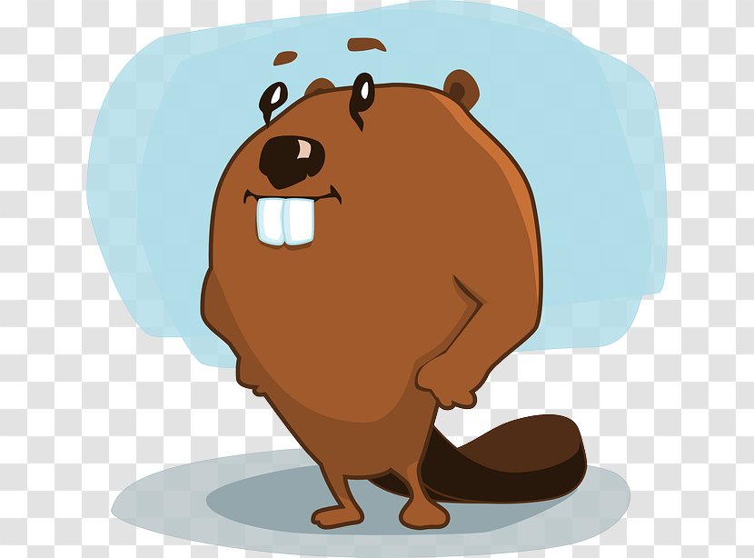 Beaver Cartoon Character Clip Art - Nose Transparent PNG