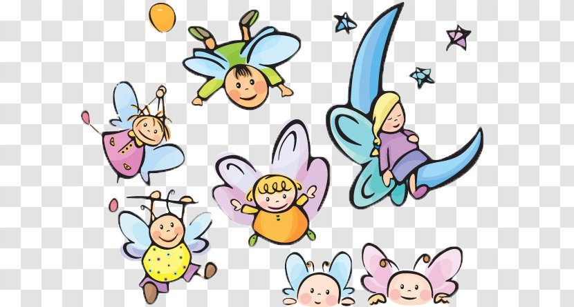 Cartoon Drawing Clip Art - Rabits And Hares - Flying Children Transparent PNG