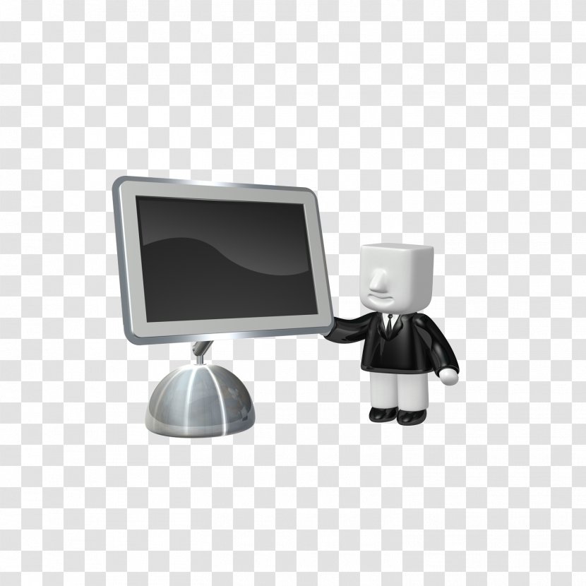 Computer Monitor 3D Graphics - Pixel Transparent PNG