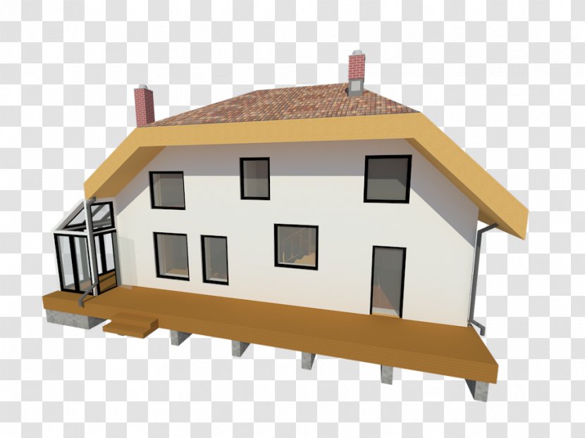 Real Estate Background - Property - Scale Model Facade Transparent PNG