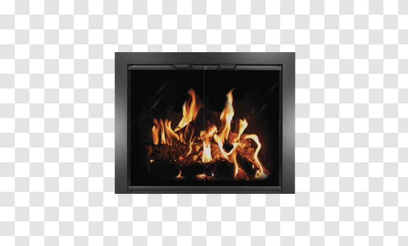 Fire Screen Sliding Glass Door Fireplace - Electric Transparent PNG
