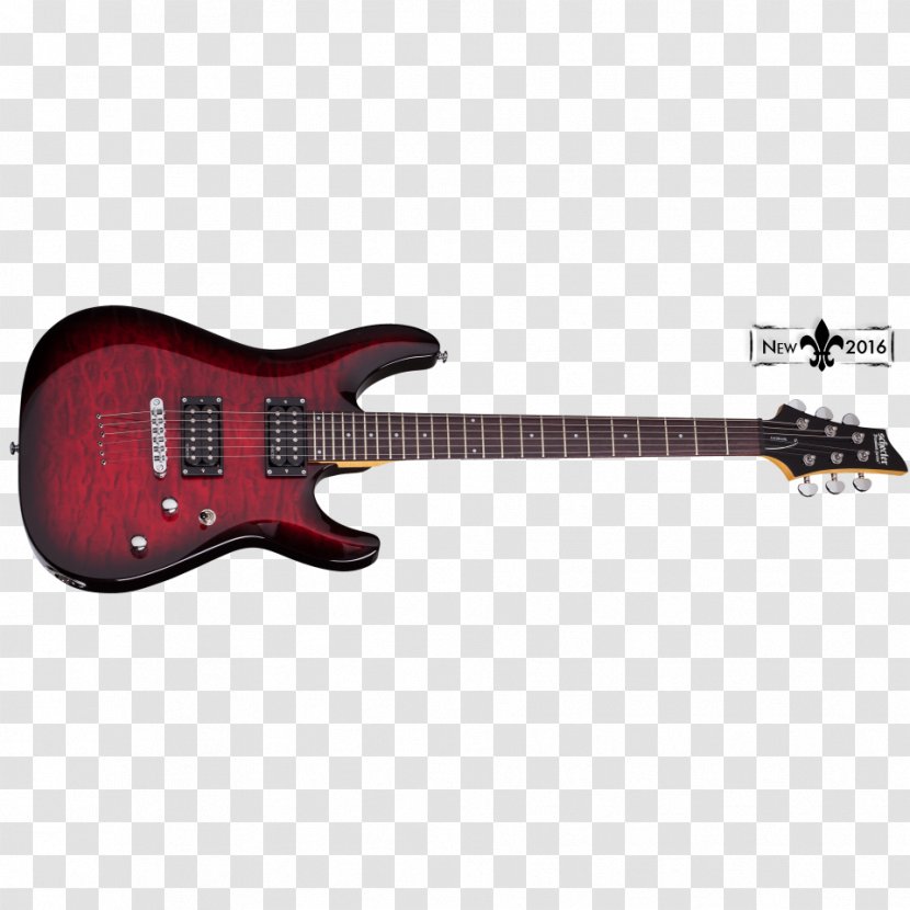 Schecter Demon-6 Guitar Research DEMON-7 Omen 6 - Plucked String Instruments - Fender Musical Corporation Transparent PNG