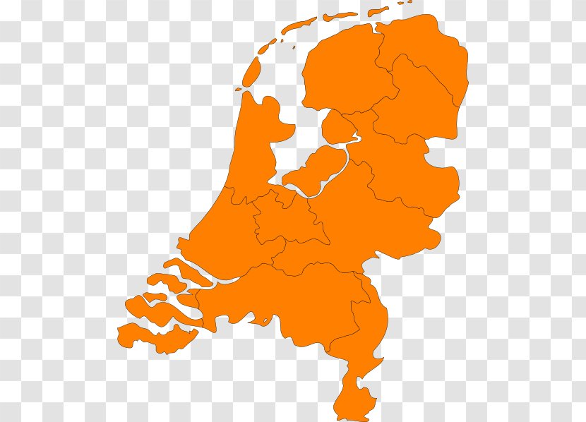 Netherlands Map Clip Art Transparent PNG