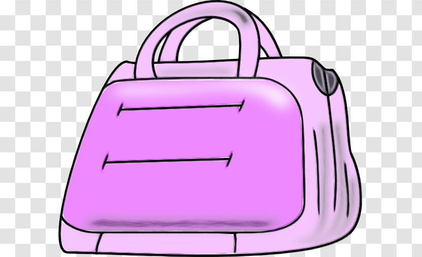 Bag Handbag Pink Purple Violet - Hand Luggage - Fashion Accessory Shoulder Transparent PNG