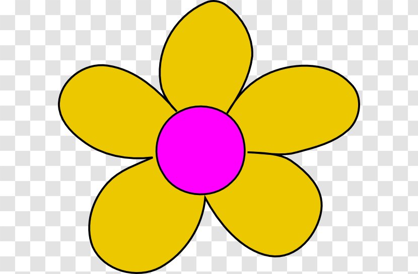 Yellow Flower Clip Art - Flowering Plant - Purple Vine Transparent PNG