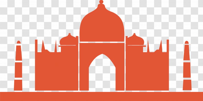 Wall Decal Islam Sticker Mosque Stencil - Church - Religious Red Transparent PNG