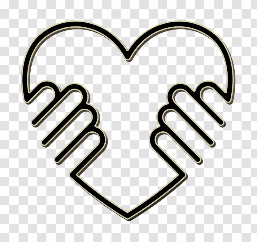 Charity Icon Heart Icon Solidarity Icon Transparent PNG