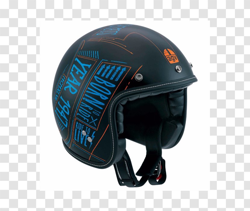 Bicycle Helmets Motorcycle AGV - Jetstyle Helmet - Small Blackboard Transparent PNG