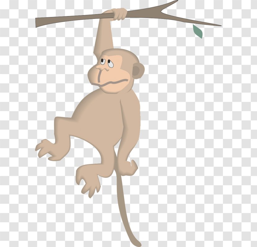Monkey Cartoon Drawing Tree Clip Art - Animation Transparent PNG
