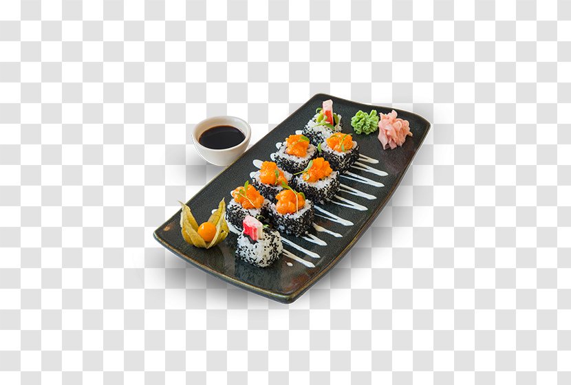 Asian Cuisine Sushi Japanese Wagamama Dish - Dishware - Volcano Transparent PNG