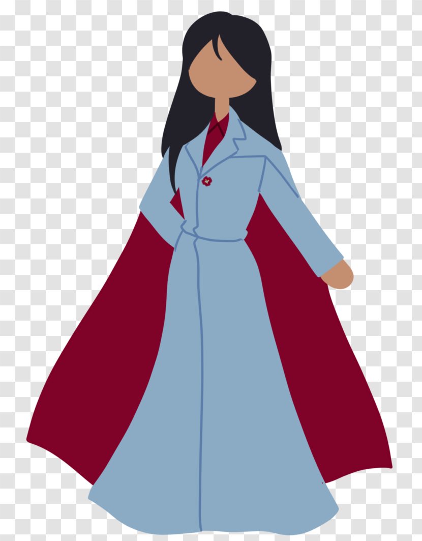 Robe Dress Ilvermorny Clothing Drawing - Standing - Harry Potter Cloak Transparent PNG