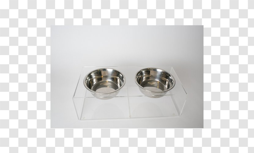 Silver Bowl - Pet Feeder Transparent PNG