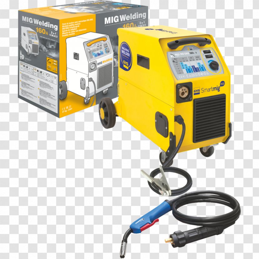 Gas Metal Arc Welding Schweißgerät Welder Machine - Yellow - Weld Transparent PNG