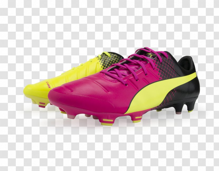 Sneakers Cleat Shoe Product Design Cross-training - Pink - Yellow Ball Goalkeeper Transparent PNG