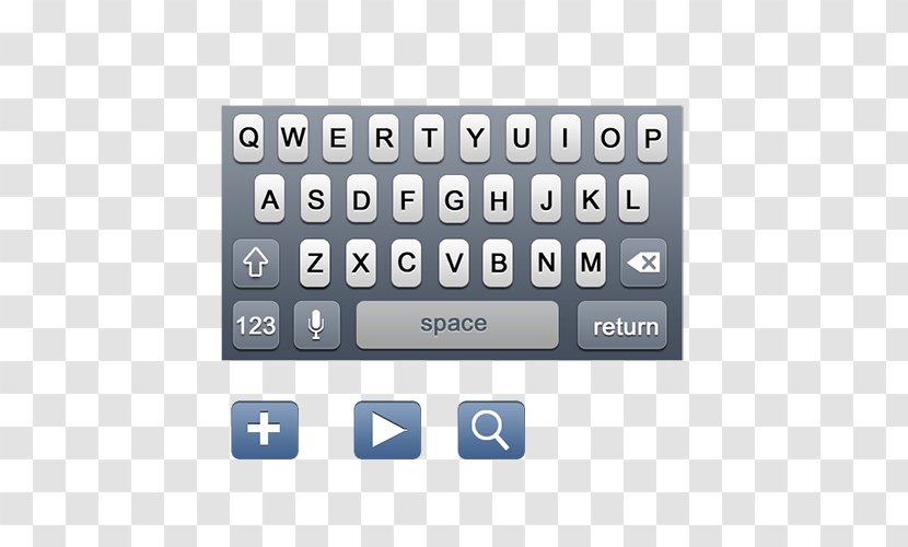 IPhone 6S Computer Keyboard Push-button IOS - Picture Transparent PNG