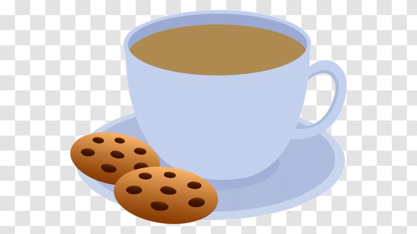 Tea Chocolate Chip Cookie Coffee Biscuit Clip Art - Cup - Coffe Transparent PNG