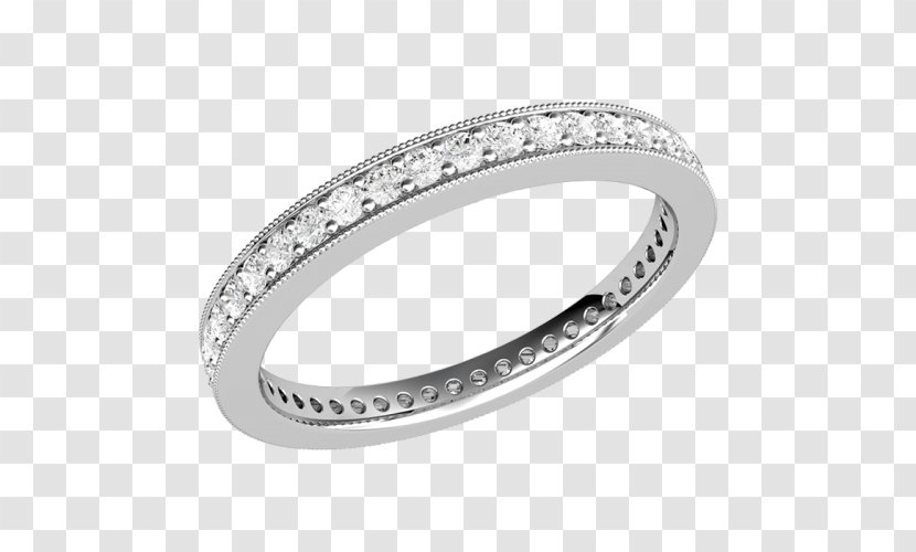 Earring Wedding Ring Eternity Diamond - Ceremony Supply - Full Cut Transparent PNG