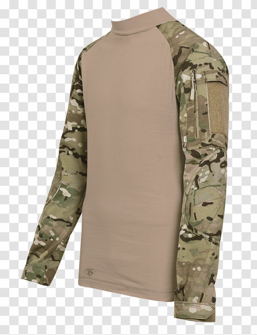 MultiCam Army Combat Shirt Tru-Spec Short Sleeve 1/4 Zip - Frame - Multicam Flight Suit Transparent PNG