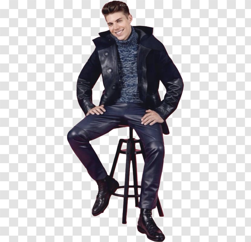 Nolan Gerard Funk Leather Jacket Pants Fashion - Silhouette Transparent PNG