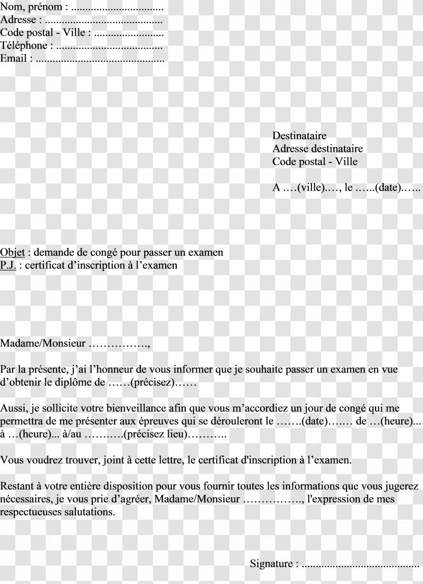 Document Text Letter Mutation Deed - Faute Grave - Examen Transparent PNG