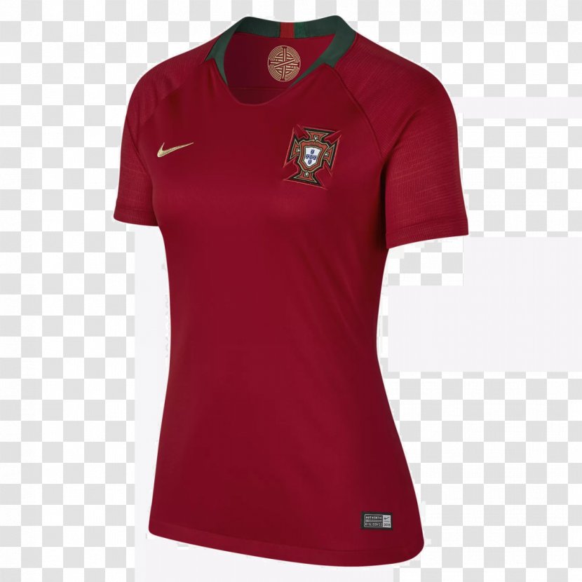 2018 FIFA World Cup Portugal National Football Team T-shirt Jersey - Tshirt Transparent PNG