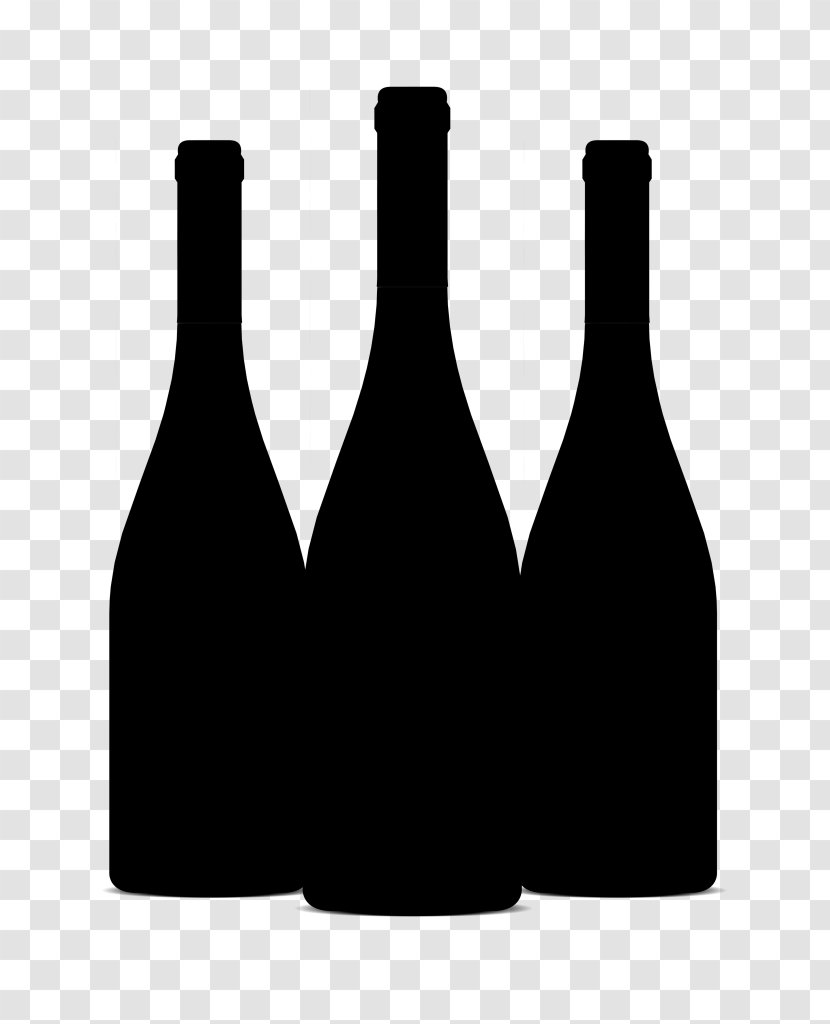 Glass Bottle Wine Beer - Black Transparent PNG