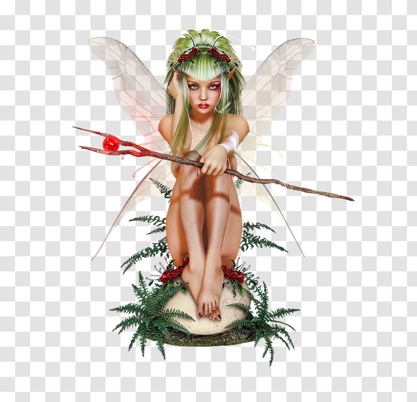 Fairy Plant Figurine - Mythical Creature Transparent PNG