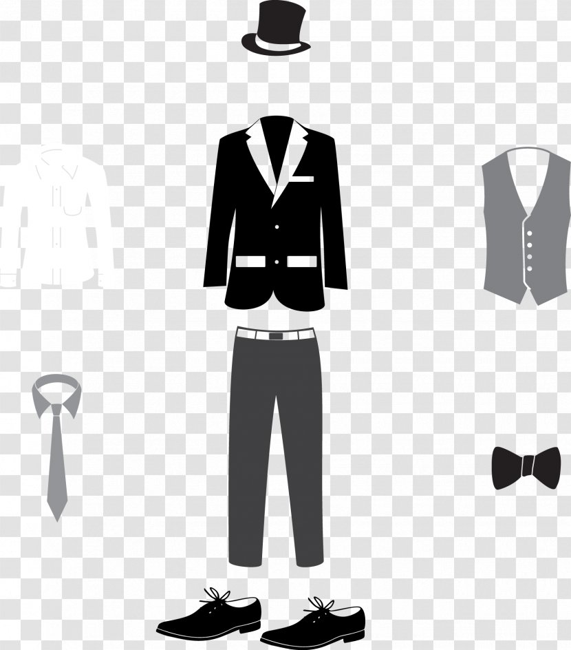 Suit Formal Wear Clothing Clip Art - Men's With A Transparent PNG