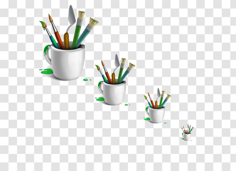 Graphic Design Art Clip - Flower - Free Drawing Tools To Pull The Material Transparent PNG