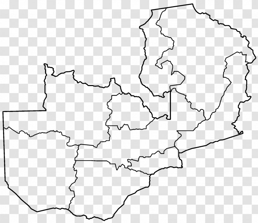Lusaka Kapiri Mposhi Southern Province Blank Map - Organism - Africa Transparent PNG