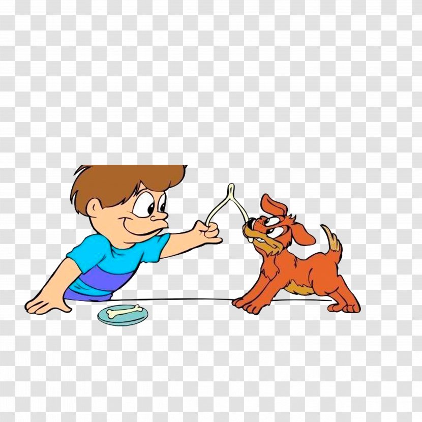 Dog Puppy Canidae Clip Art - A Little Boy Playing With Transparent PNG