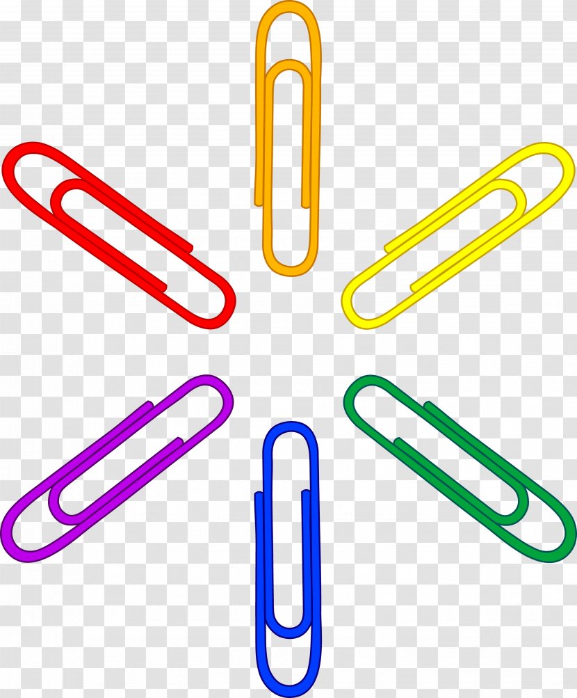 Paper Clip Stationery Art - Pin - Paperclip Cliparts Transparent PNG