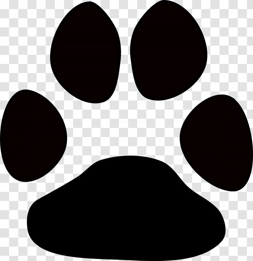 Dog Puppy Clip Art - Monochrome Photography - Footprints Transparent PNG