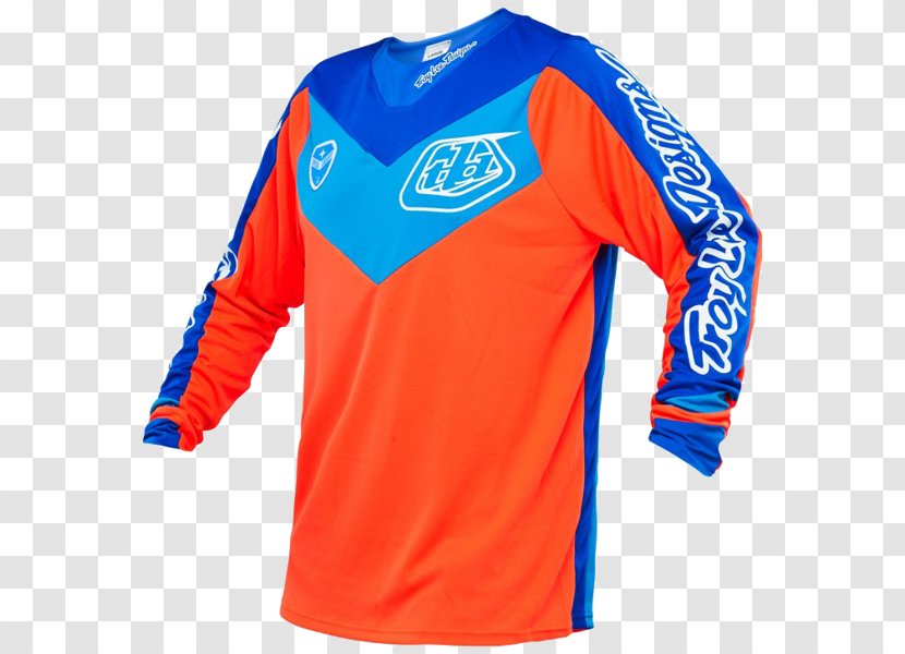 Troy Lee Designs Motocross Clothing Jersey Cycling - Orange Transparent PNG