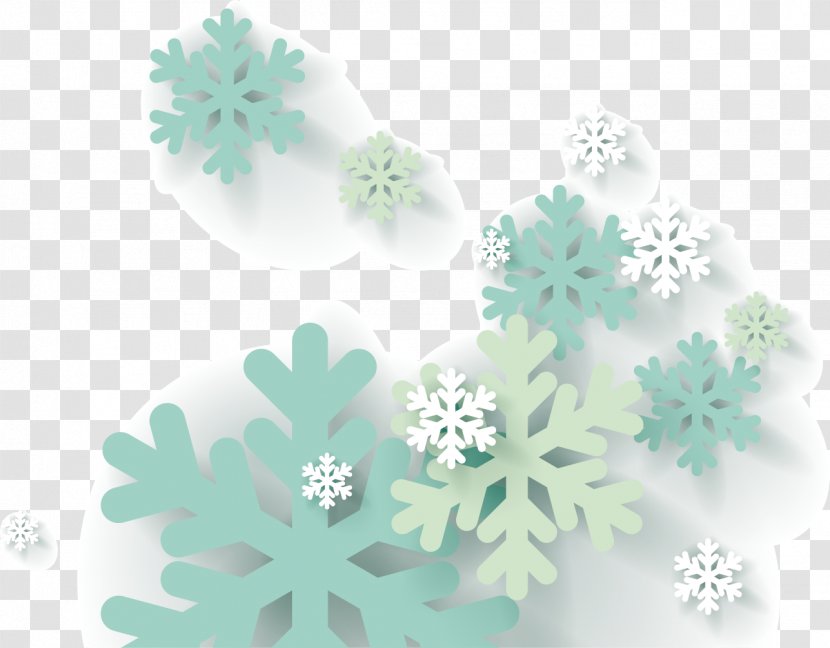 Snowflake Euclidean Vector Computer File - Petal - Snow Transparent PNG