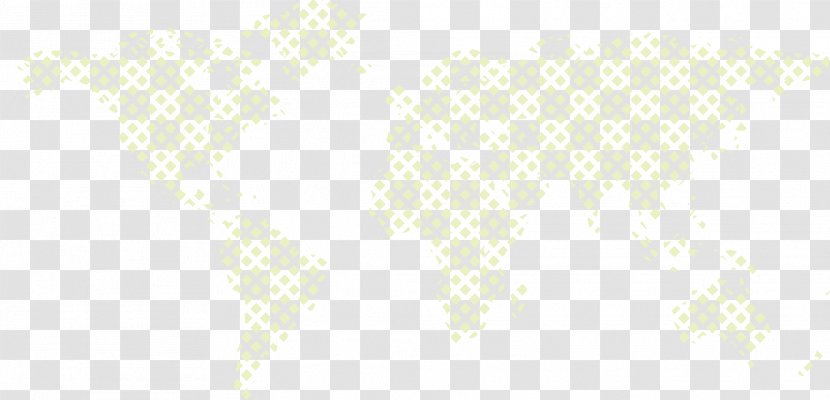 World Map Pattern - Yellow - Vector Mosaic Transparent PNG