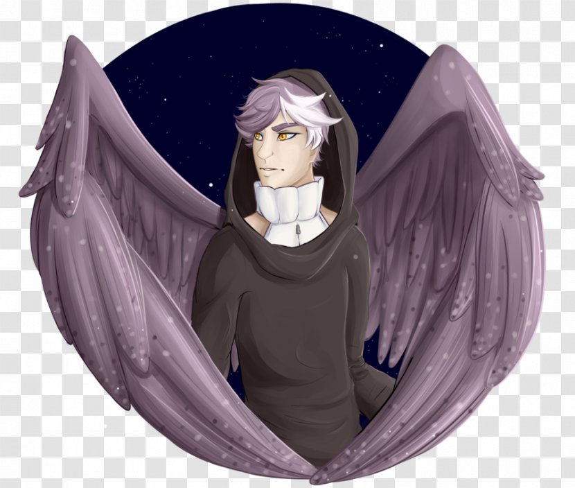 Figurine Angel M - Purple Transparent PNG