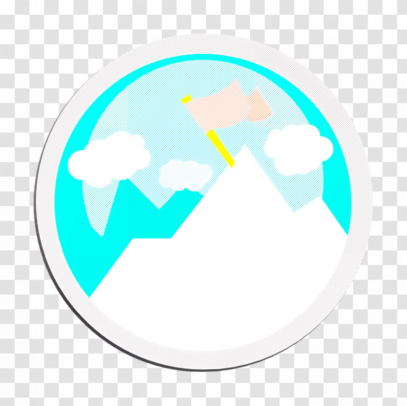 Goal Icon Business Strategy Icon Mountain Icon Transparent PNG