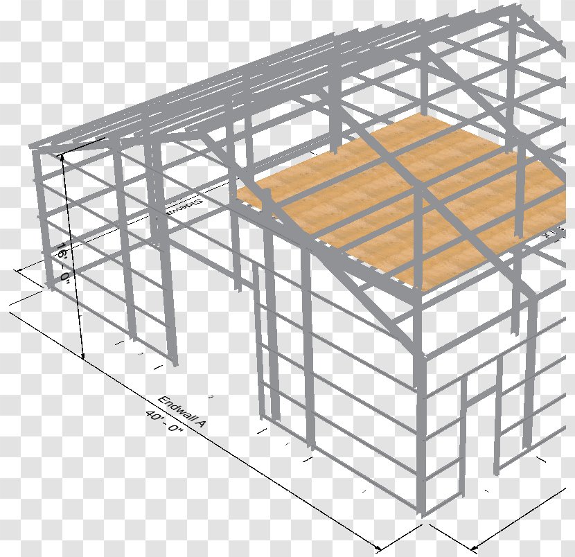 Roof Steel Building American Barns Structure - Engineering - Metal Frame Material Transparent PNG