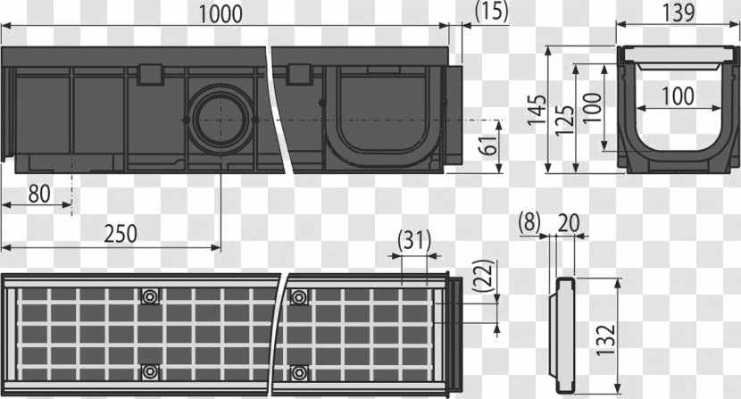 Plastic Entwässerungsrinne Goodyear Welt Grille Street Gutter - System - Private Limited Company Transparent PNG