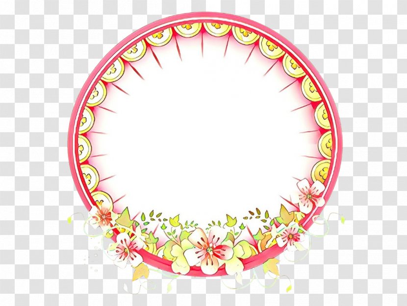 Background Pink Frame - Drawing - Oval Transparent PNG