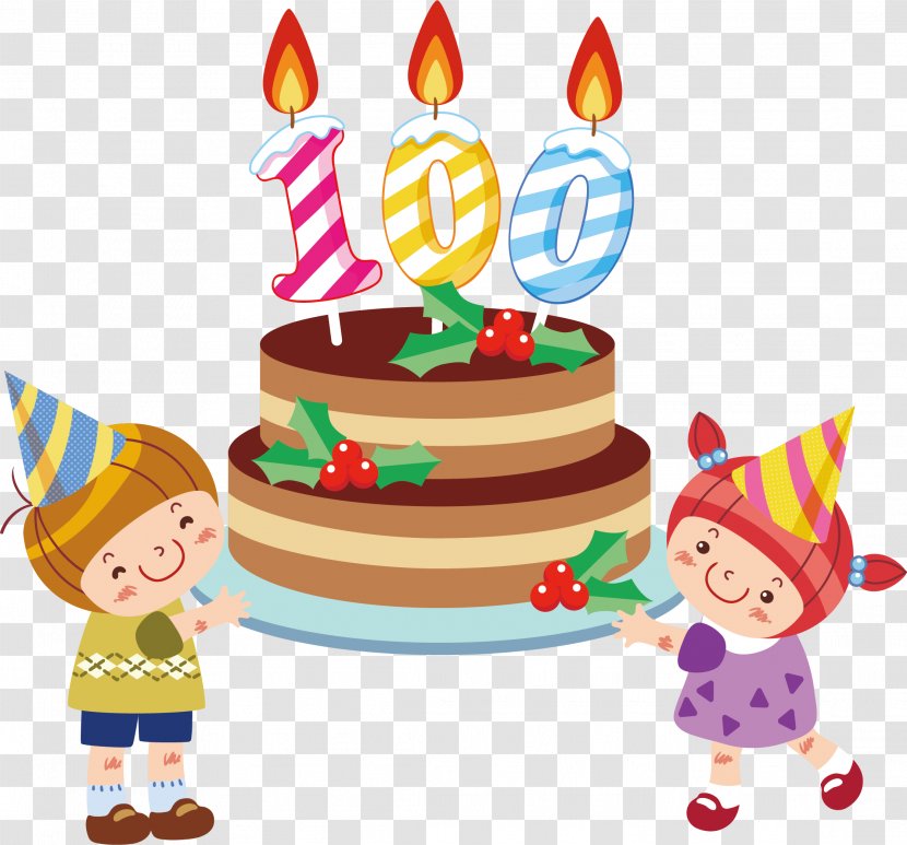 Birthday Cake Happy To You Gift - Cuisine - Pastry Kids Cartoon Poster Promotional Material Transparent PNG