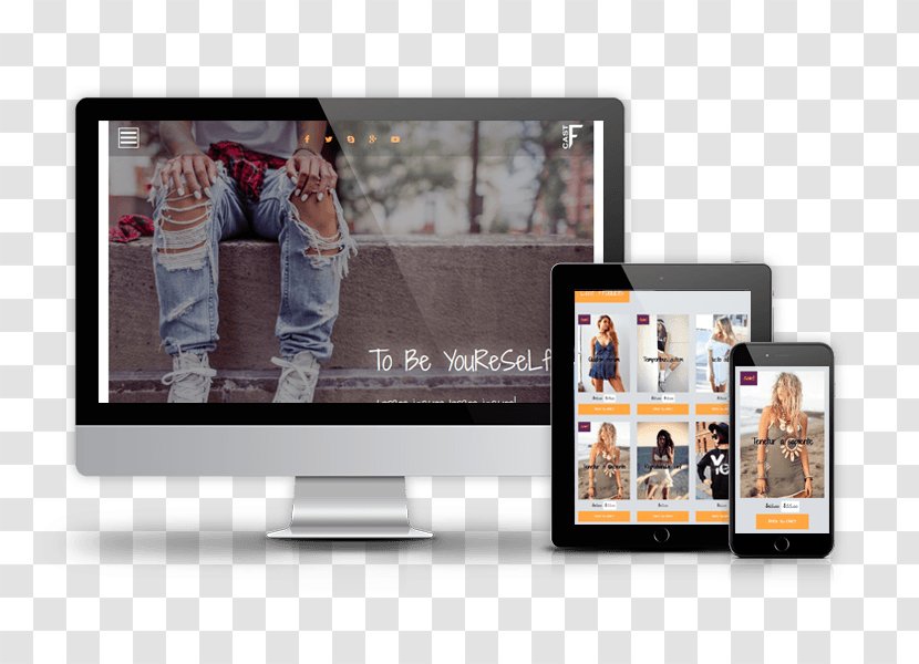 Responsive Web Design WordPress WooCommerce Template - Brand Transparent PNG