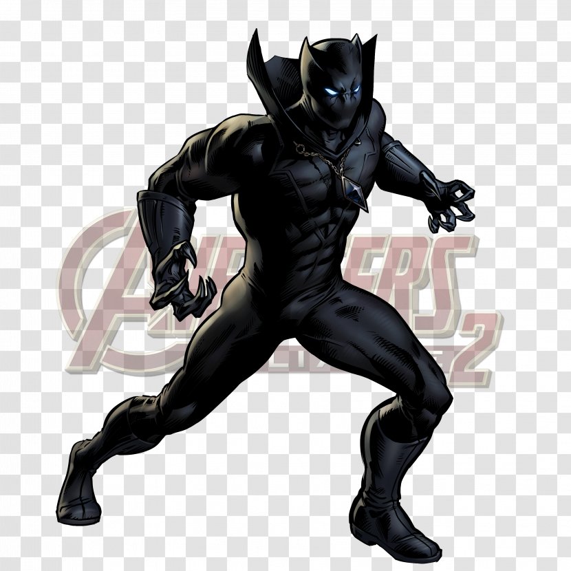 Black Panther Captain America Superhero Marvel Comics Clip Art Transparent PNG