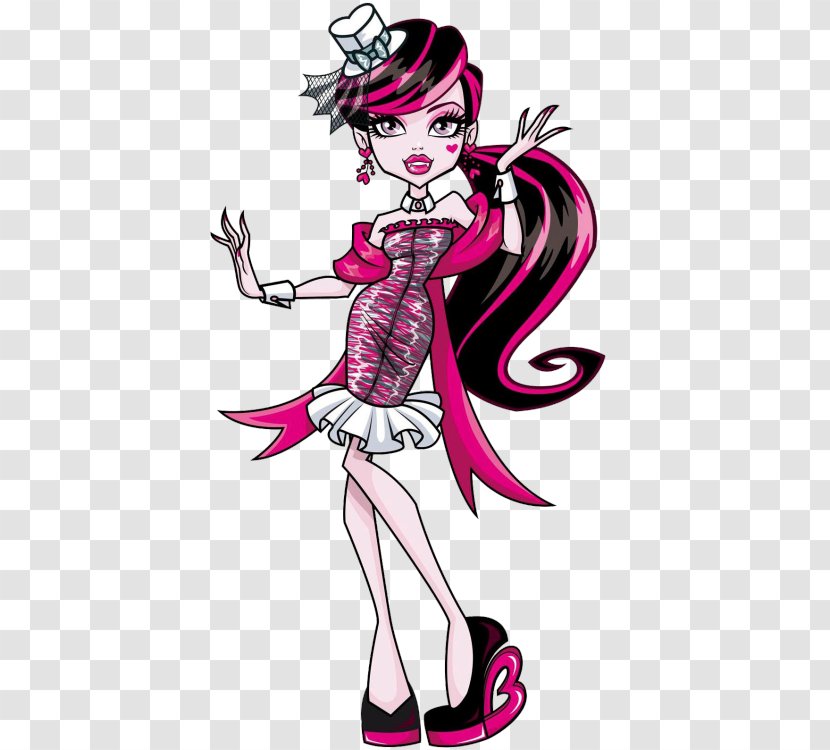 Frankie Stein Monster High: Ghoul Spirit High Draculaura Doll - Watercolor Transparent PNG