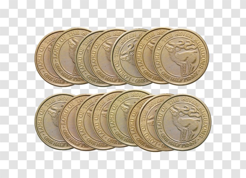 Coin A Game Of Thrones Halfpenny Video Games - House Targaryen - Nickle Five Pennies Transparent PNG