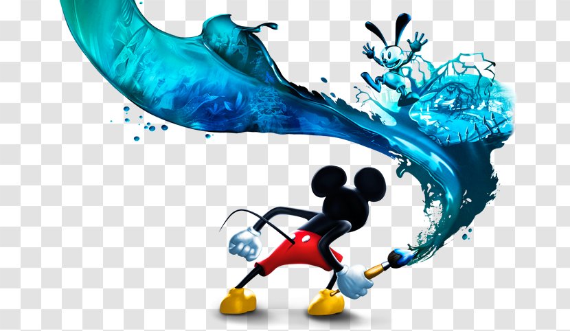 Epic Mickey 2: The Power Of Two Wii Mouse Video Game - 2 Transparent PNG