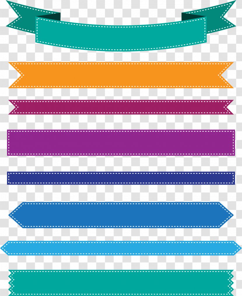 Web Banner Ribbon Icon - Text Box - Colorful Transparent PNG