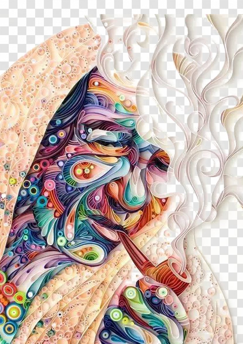 Paper Visual Arts Artist Quilling - Drawing - Figure Handmade Face Transparent PNG